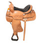 Premium Leather Kid Western Trail QH Horse Saddle 14