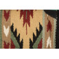 Tan Green Red Yellow  Premium NZ Wool Fleece Western Saddle Pad