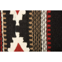 Black Tan Red White  Premium NZ Wool Fleece Western Saddle Pad