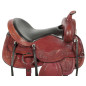 Mahogany Western Trail Horse Leather Saddle 17