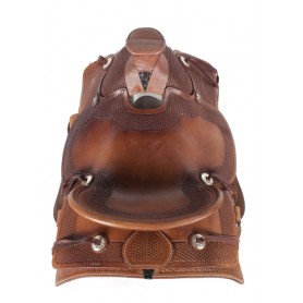 A Fork Ranch Work Leather Horse Saddle 15 17