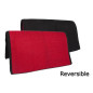 Black & Red Reversible Show Saddle Blanket