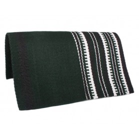 Green Black &White Show Saddle Blanket