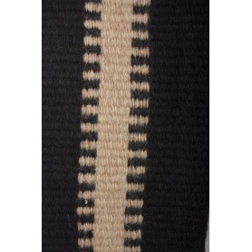 Black/Tan New Zealand Wool Show Saddle Blanket