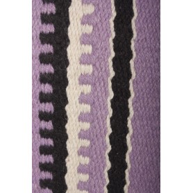 Light Purple W Design Show Saddle Blanket