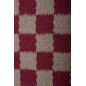 Red with Sand reversible with checkered designed