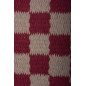 Red with Sand reversible with checkered designed