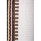 White W Brown Premium Wool Show Saddle Blanket