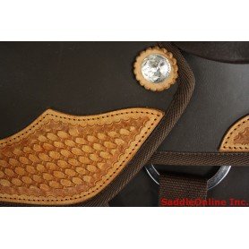 Beautiful Cordura Saddle W Hand Tooled Leather