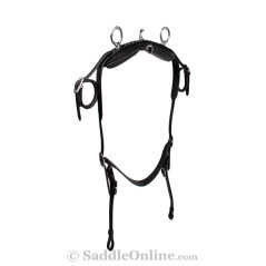 Black Studded Parade Complete Pony Mini Driving Harness