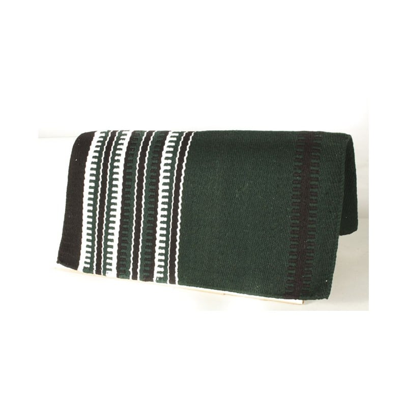 Premium Green Black White Wool Show Blanket