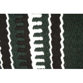 Premium Green Black White Wool Show Blanket