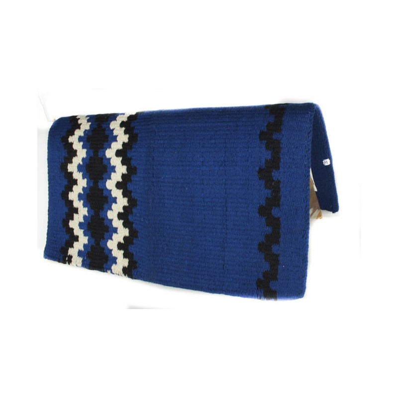 Blue With Black And White Design Premium Show Blanket