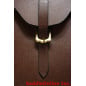 Small Brown Old Time Leather Saddle Bags