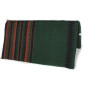 Forest Green And Brick Red Premium Wool Show Blanket