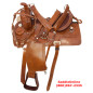New 17 18 Fancy Hand Tooled Leather Horse Saddle Tack