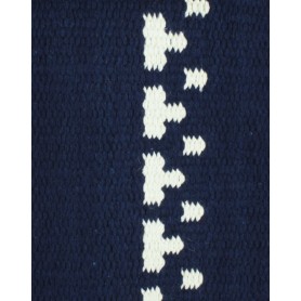 Black And White Heavy Duty NZ Pattern Wool Saddle Blanket