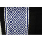 Red Black & Blue Reversible Design Premium Wool Saddle Blanket