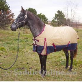 Tan Waterproof Turnout Winter Horse Blanket 1200D 70 80