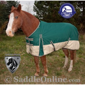 Durable 1200D Turnout Waterproof Winter Horse Blanket 70 72