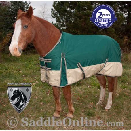 Durable 1200D Turnout Waterproof Winter Horse Blanket 70 72