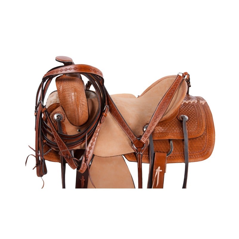 16 Rough Out Ranch Work Roper Western Horse Saddle Tack
