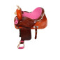 Pink Crystal Barrel Racing Western Horse Saddle 15 16
