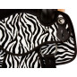 Zebra Print Synthetic Cordura Western Horse Saddle 15 16