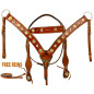 Star Headstall Breast Collar Western Horse Tack Set