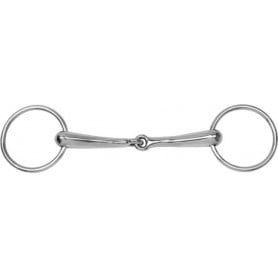 9814 Draft Horse Loose Ring Stainless Steel Jointed Snaffle Bit