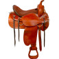 Chestnut Tan Pleasure Trail Western Horse Saddle Tack 15