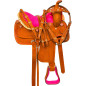 Cute Pink Pony Girl Youth Kids Show Saddle Tack 12 13