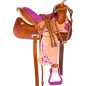 Purple Crystal Barrel Racer Western Horse Saddle Tack 14
