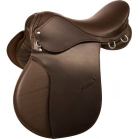 9888 Brown All Purpose English Horse Saddle Bridle Package 16 18
