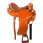 Round Skirt Studded Gaited Horse Western Saddle Tack 15 16