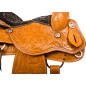 Hand Carved Reining Western Horse Saddle Tack 15