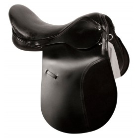 10121 Complete Black All Purpose English Saddle Bridle Package 18