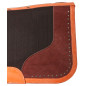 Brown Black Felt Chestnut Leather Western Horse Saddle Pad