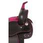 Pink Crystal Synthetic Pony Kids Youth Saddle Tack 10