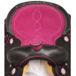Pink Crystal Synthetic Pony Kids Youth Saddle Tack 10