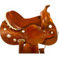 Tooled Arabian Barrel Western Pleasure Horse Saddle 14 16