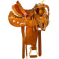 Studded Gaited Barrel Western Horse Saddle Tack 14 16