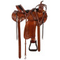 Comfortable Mule Western Pleasure Trail Saddle Tack 15 18