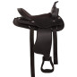 Black Gaited Pleasure Trail Horse Light Saddle Tack 15