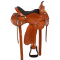 Chestnut Comfy Pleasure Trail Western Mule Saddle 15
