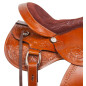 Gaited Leather Pleasure Trail Western Horse Saddle 17