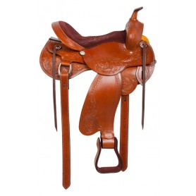 10724M Comfy Leather Pleasure Trail Western Mule Saddle 15 18