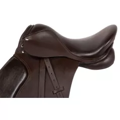 10739 Brown Leather All Purpose English Horse Saddle Set