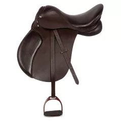 10739 Brown Leather All Purpose English Horse Saddle Set