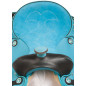 Turquoise Silver Western Barrel Racer Horse Saddle Tack 16